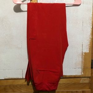 xs red scrub pants
